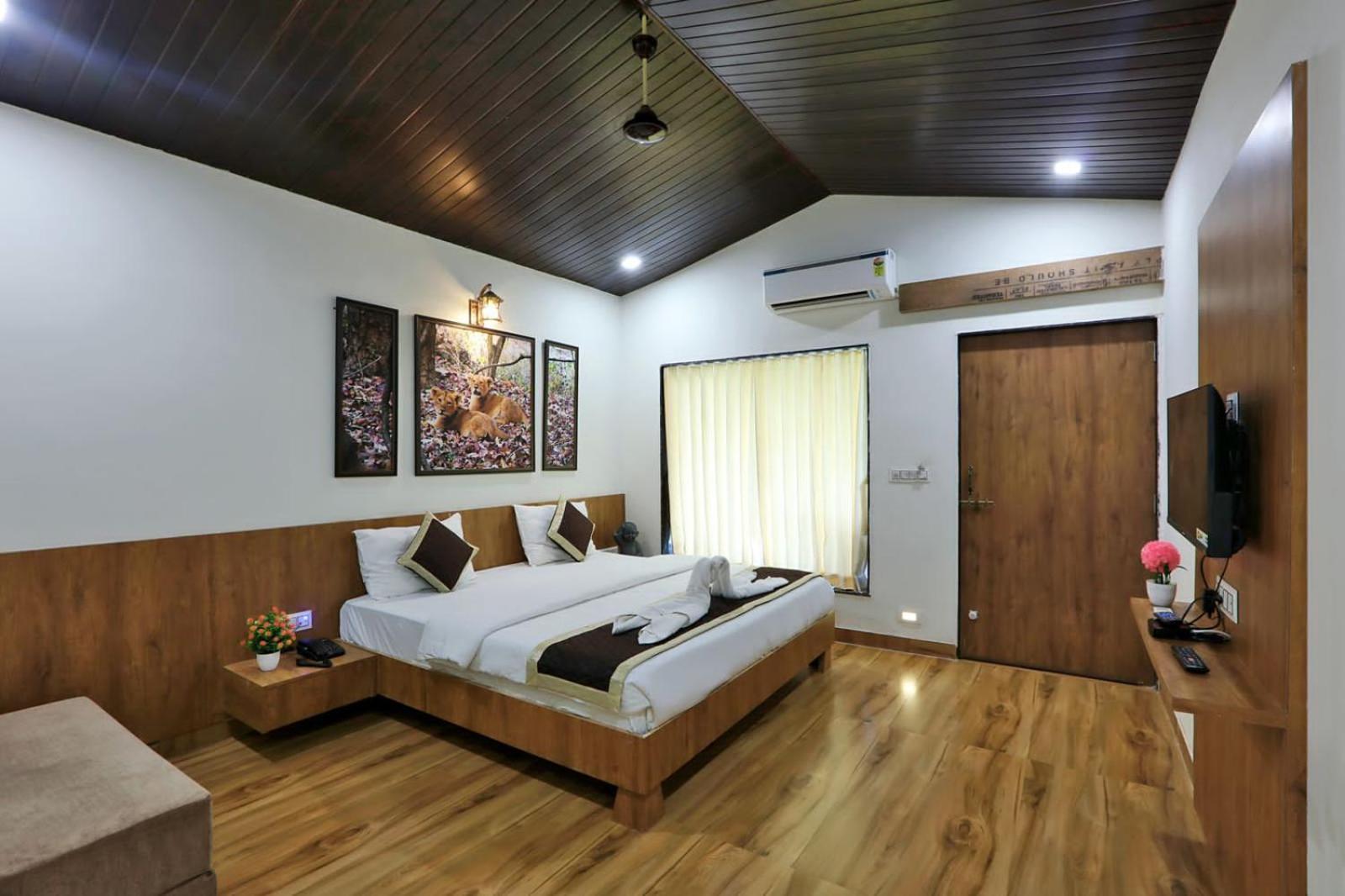 Gir Night Resort غابة غير المظهر الخارجي الصورة